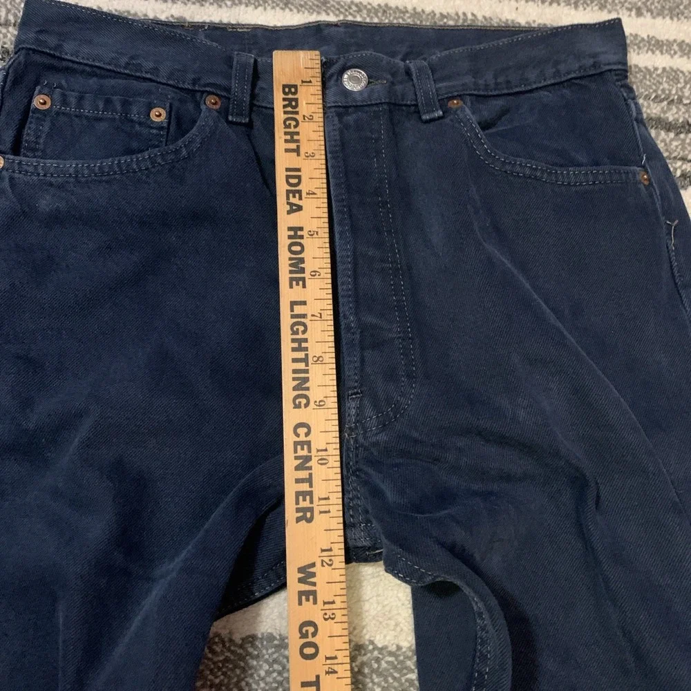 Vintage Levis Jeans Mens 34X36 (32x36) 501‎ 90s Made In USA Button Fly - Picture 3 of 9